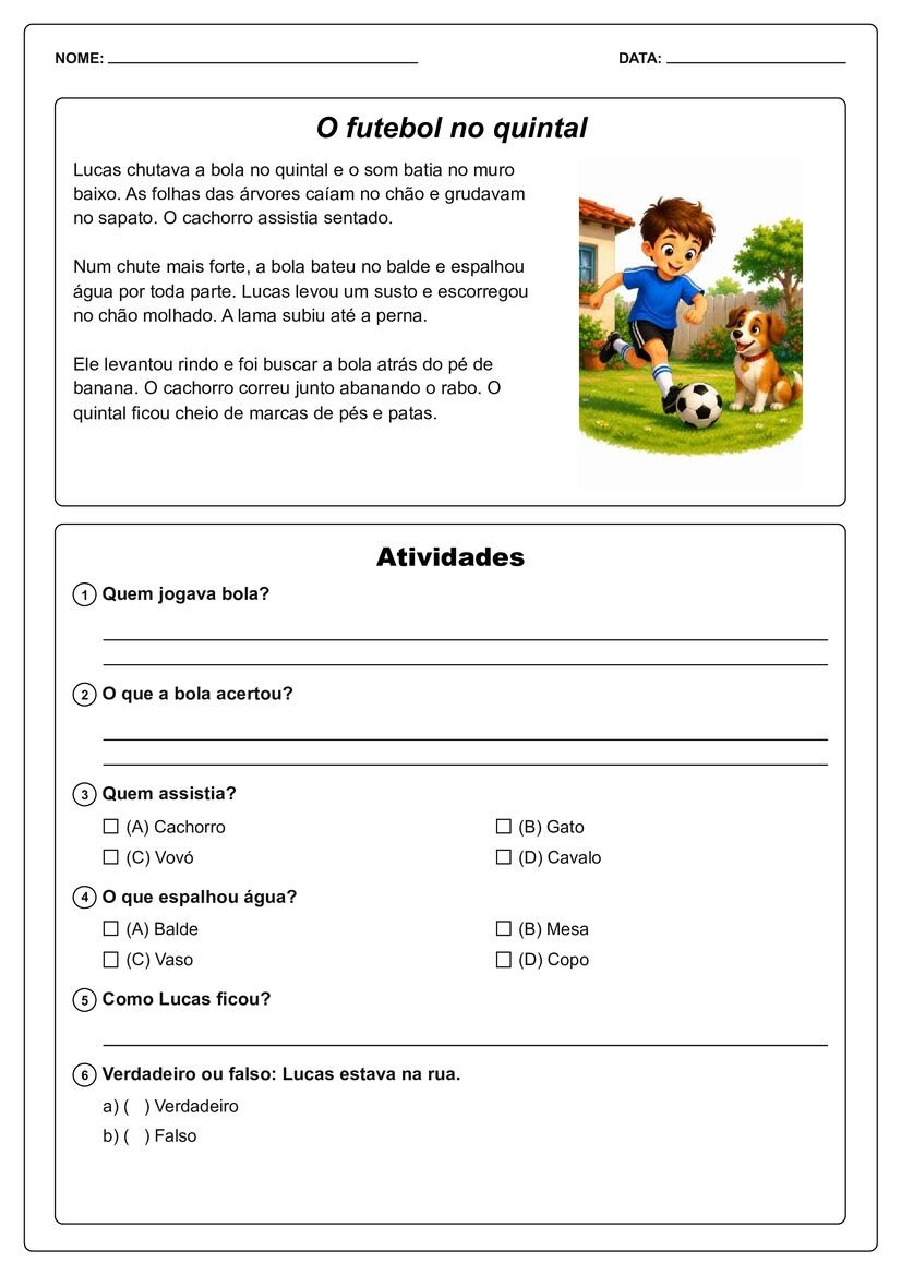Pequenos textos ilustrados com interpretação pdf página 23